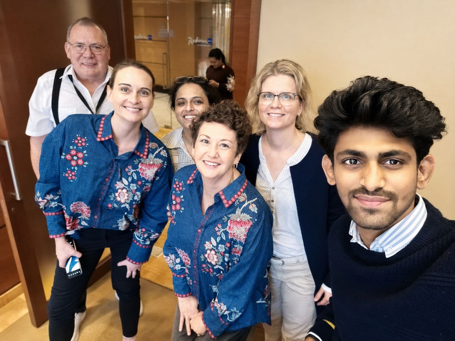 The I Am Linguist team posing together.